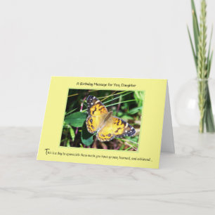 A Birthday Message for You, Daughter Card