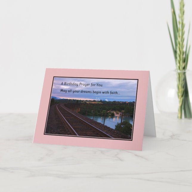 A Birthday Prayer for You Card (Front)