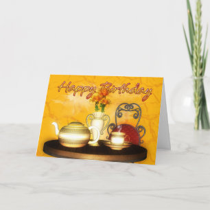 A Birthday Tea, Happy Birthday Card