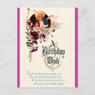 A Birthday Wish Postcard
