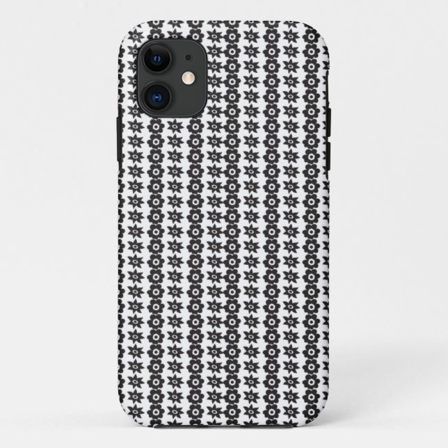 a black and white background with a lot of dots Case-Mate iPhone case (Back)