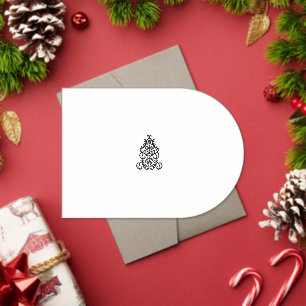 a black and white image of an ornate design acrylic invitations