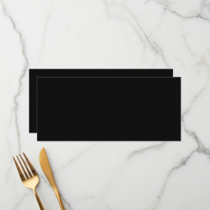 a black and white photo menu