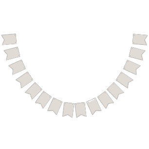 a black and white photo of a man in a suit and tie bunting flags