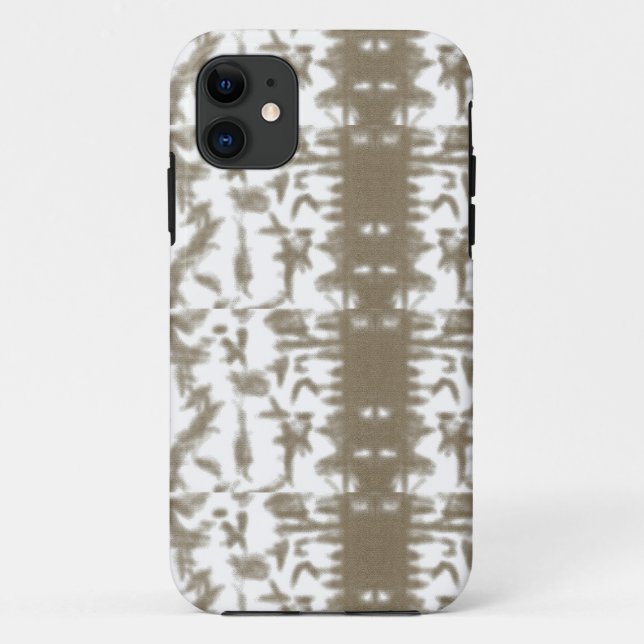 a black and white photo of a pattern Case-Mate iPhone case (Back)