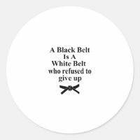 a black belt is a white belt karate tae kwon do