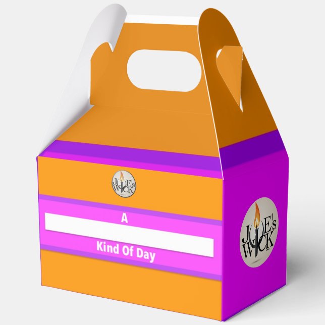 A "Blank" Kind Of Day Print with Joe's Wick Logo Favor Box (Back)