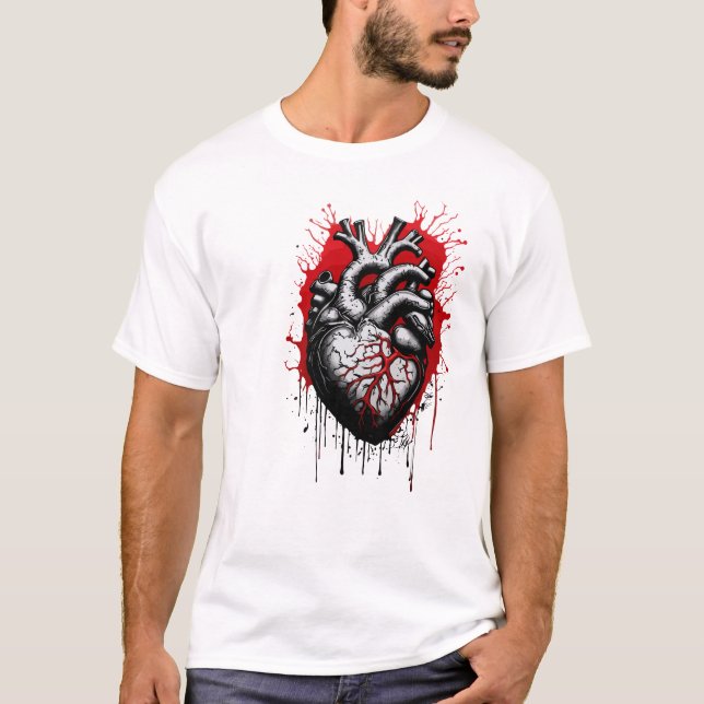 a bleeding heart T-Shirt (Front)