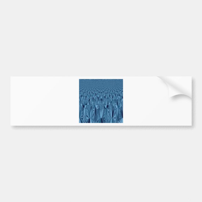 A blend of Blue Bumper Sticker (Front)