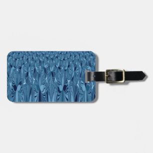 A blend of Blue Luggage Tag