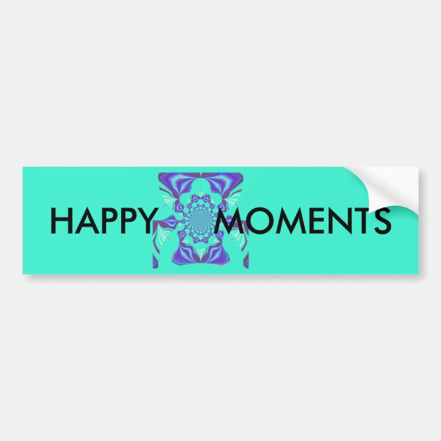 A Blend of Kaleidoscope and Mandala Art! Bumper Sticker (Front)