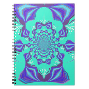 A Blend of Kaleidoscope and Mandala Art! Notebook
