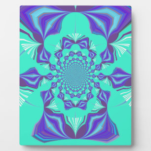 A Blend of Kaleidoscope and Mandala Art! Plaque