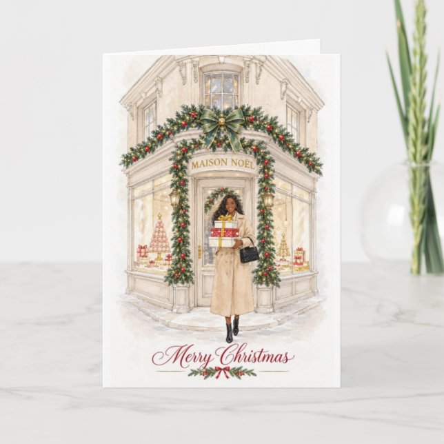 A Blessed Christmas Card (Front)
