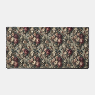 A Bloom to Hold on To – Gothic Victorian Desk Mat