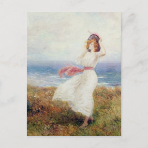 A Blow on the Cliffs Postcard