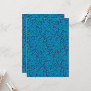 a blue and black background with a pattern invitation