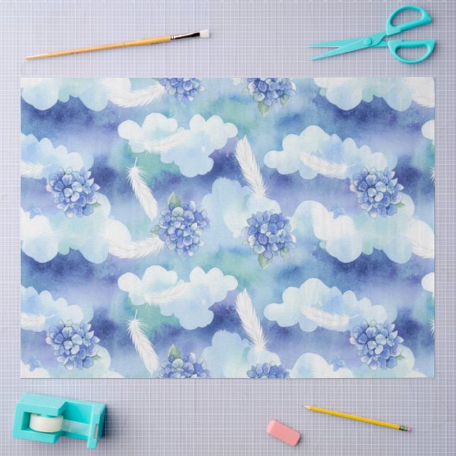 A Blue and Pink Easter Series Design #4 Tissue Paper (Craft)