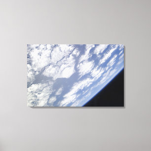 A blue and white part of Earth Canvas Print