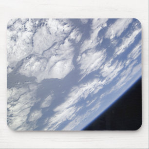 A blue and white part of Earth Mouse Pad