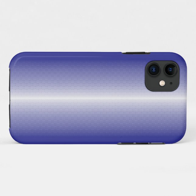 a blue and white striped background Case-Mate iPhone case (Back (Horizontal))