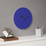 A blue background featuring a prominent white squa large clock<br><div class="desc">This visually striking product features a calming blue background with a prominent white square at the centre,  creating a bold contrast that is sure to catch the eye. Perfect for adding a modern touch to any space.</div>