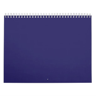a blue background with a clock calendar