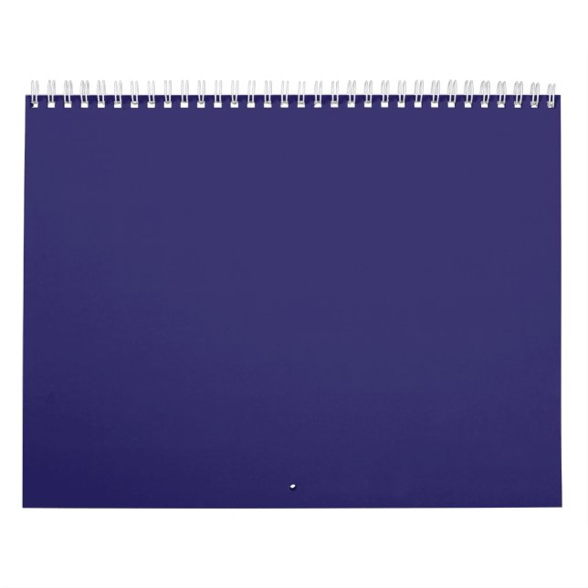 a blue background with a clock calendar (Cover)