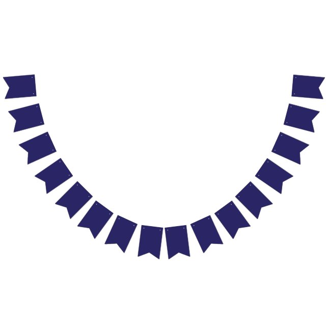 a blue background with a clock on it bunting flags (All)