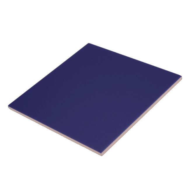 a blue background with a clock on it tile (Side)