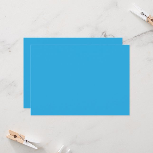 a blue background with a invitation (Front/Back In Situ)