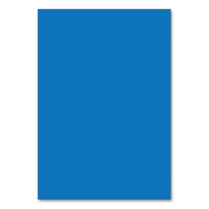 a blue background with a table number