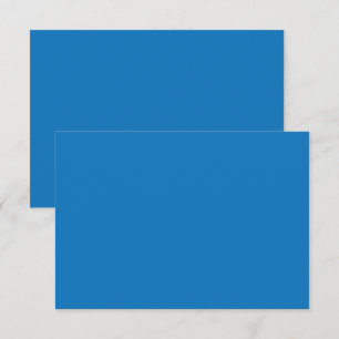 a blue background with a thank you card