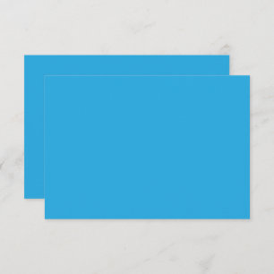 a blue background with a thank you card