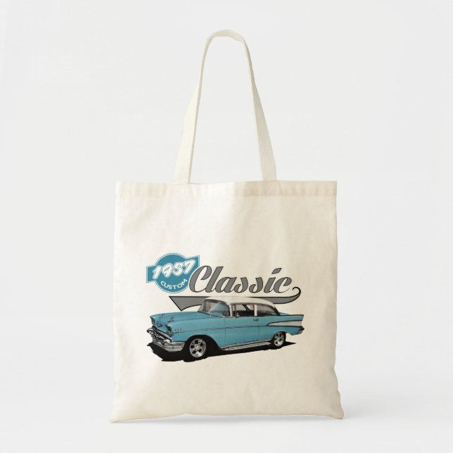 A Blue Classic Tote Bag (Front)