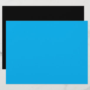 a blue sky with a plane flying in the sky letterhead