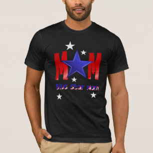 A Blue Star Mom-lettered T-Shirts