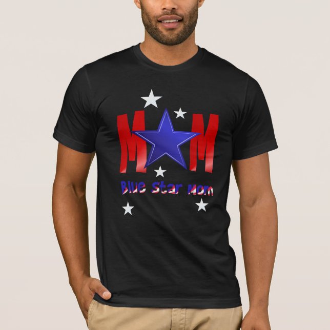 A Blue Star Mom-lettered T-Shirts (Front)