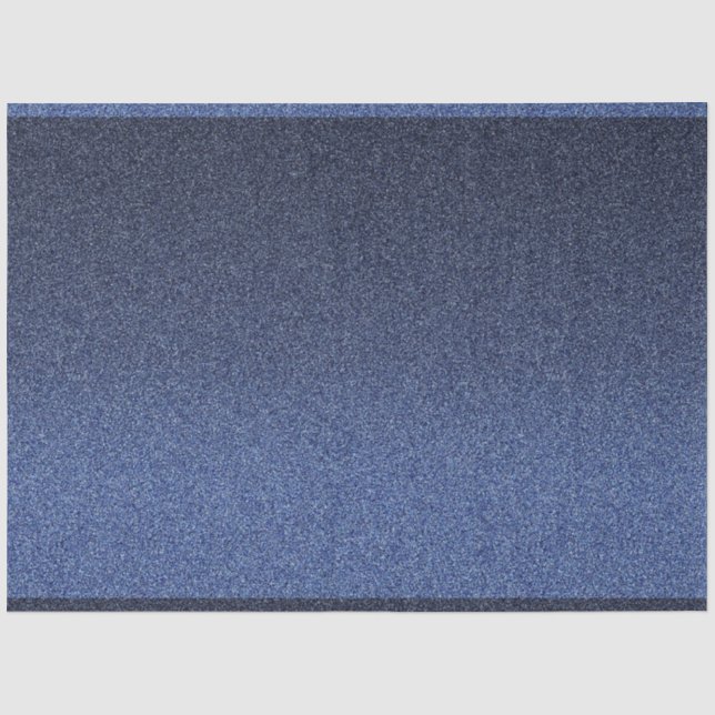 A Blue Winter Glitter Series Design 1 Tissue Paper (Front)