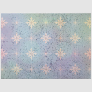 A Blue Winter Grunge Series Design 4 Tissue Paper