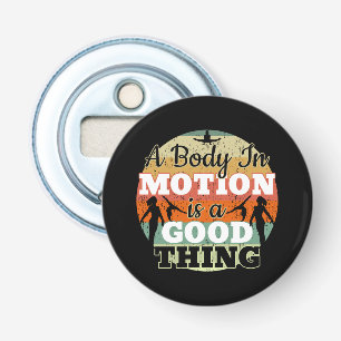 A Body in Motion - Girls Gymnastics Mindset Bottle Opener