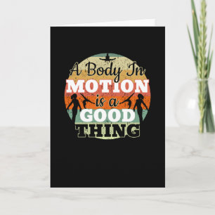 A Body in Motion - Girls Gymnastics Mindset  Card