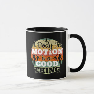 A Body in Motion - Girls Gymnastics Mindset  Mug
