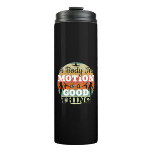 A Body in Motion - Girls Gymnastics Mindset Thermal Tumbler
