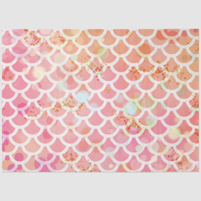 A Bokeh Mermaid Series Design 2 Tissue Paper (Front)