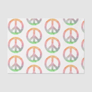 A Bokeh Peace Sign Series Design 9 Tissue Paper