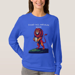 A Bold Red Lion Rampant Rises T-Shirt