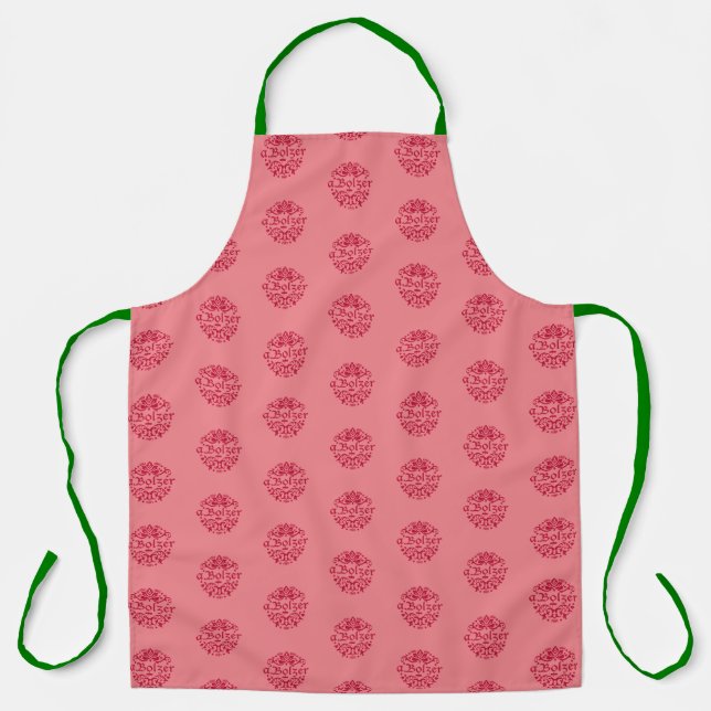 a.bolzer logo design apron (Front)
