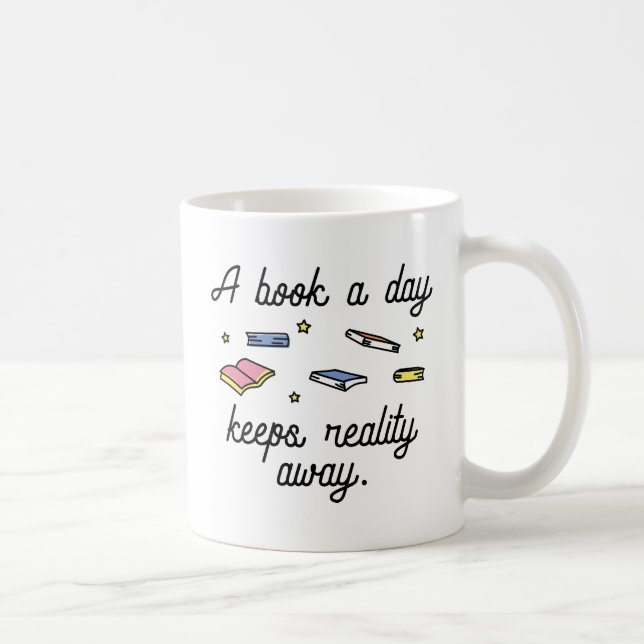 A Book A Day Coffee Mug (Right)