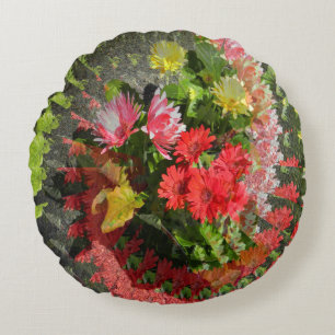 A bouquet for you..... round pillow